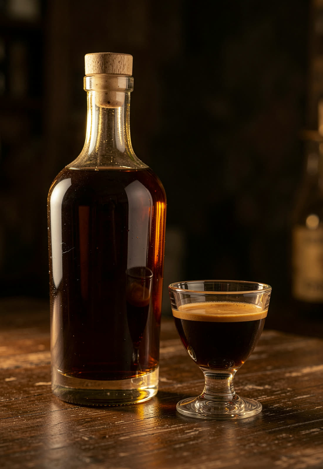 Garrafa de licor artesanal com laço